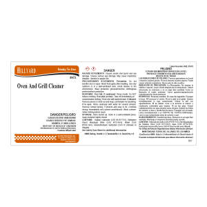 Label RTU 472 Oven And Grill Cleaner