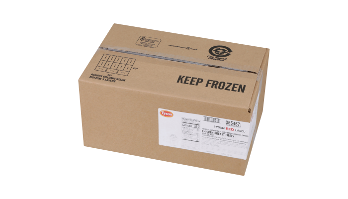 Tyson Red Label® Uncooked Breaded Authentically Crispy Original Chicken Breast Filets, 5.2 oz._image_5