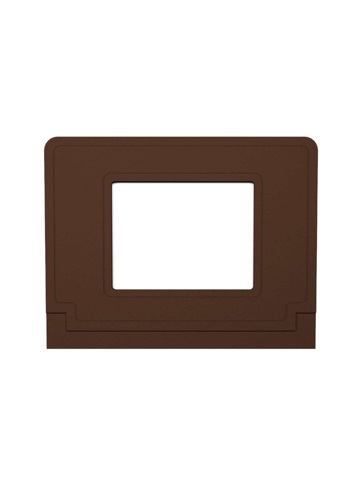 VISION – Single – Sign Frame – Brown