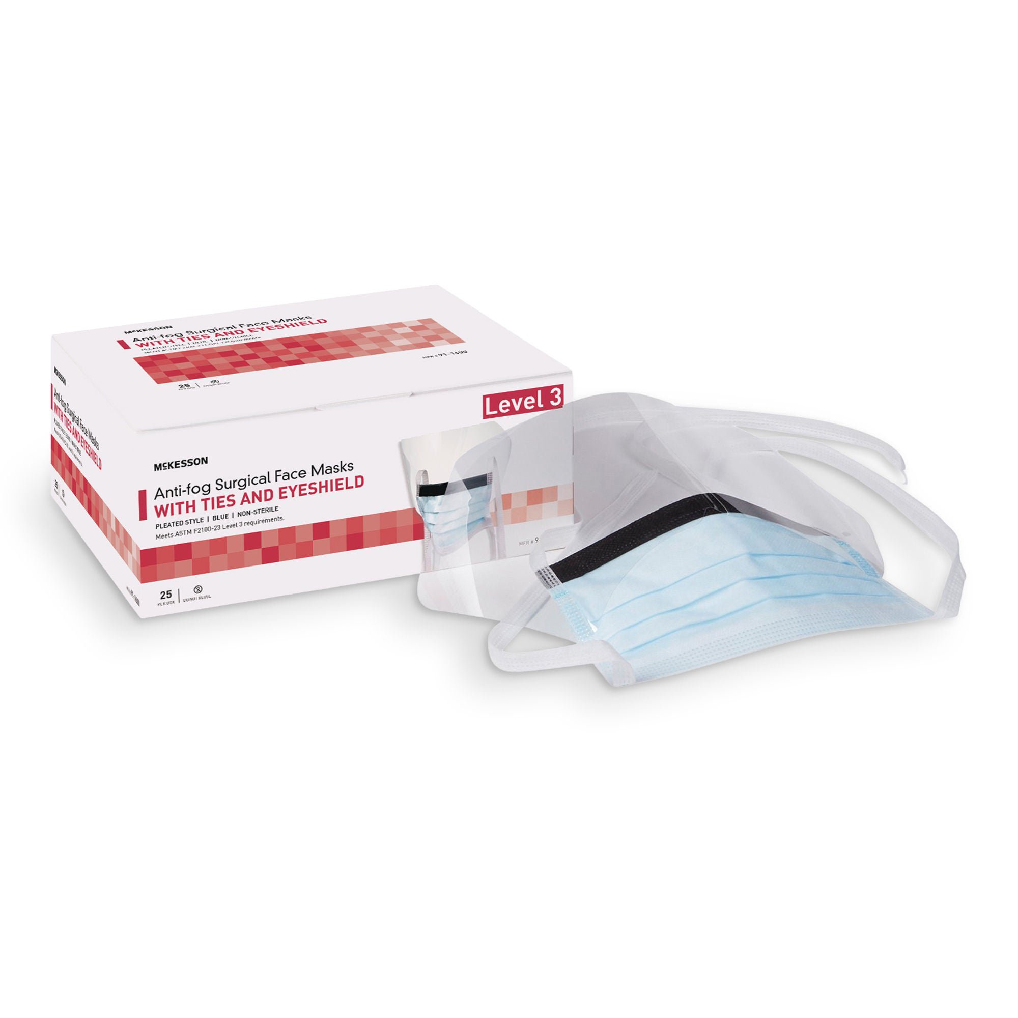 McKesson Surgical Mask with Eye Shield