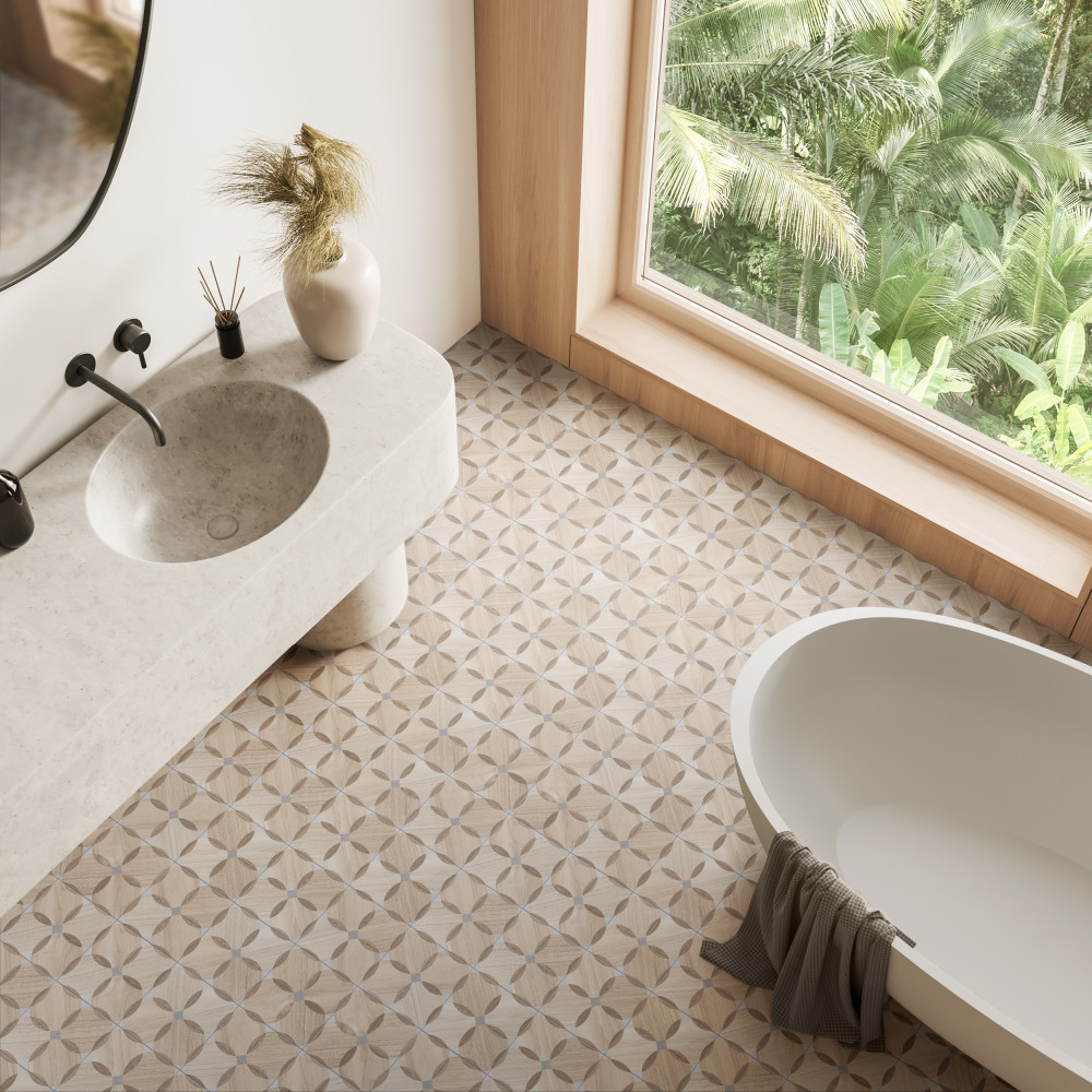 Sample – Komi Mossy Porcelain Floor and Wall Tile