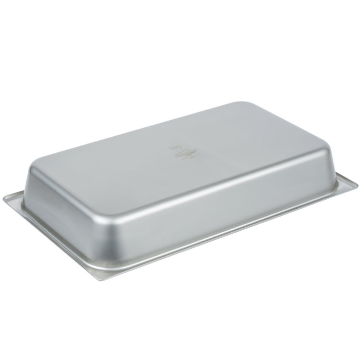 Full-size 2 ½-inch-deep stainless steel deli pan