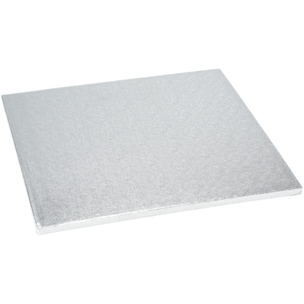 16" Square Silver Foil Cake Board