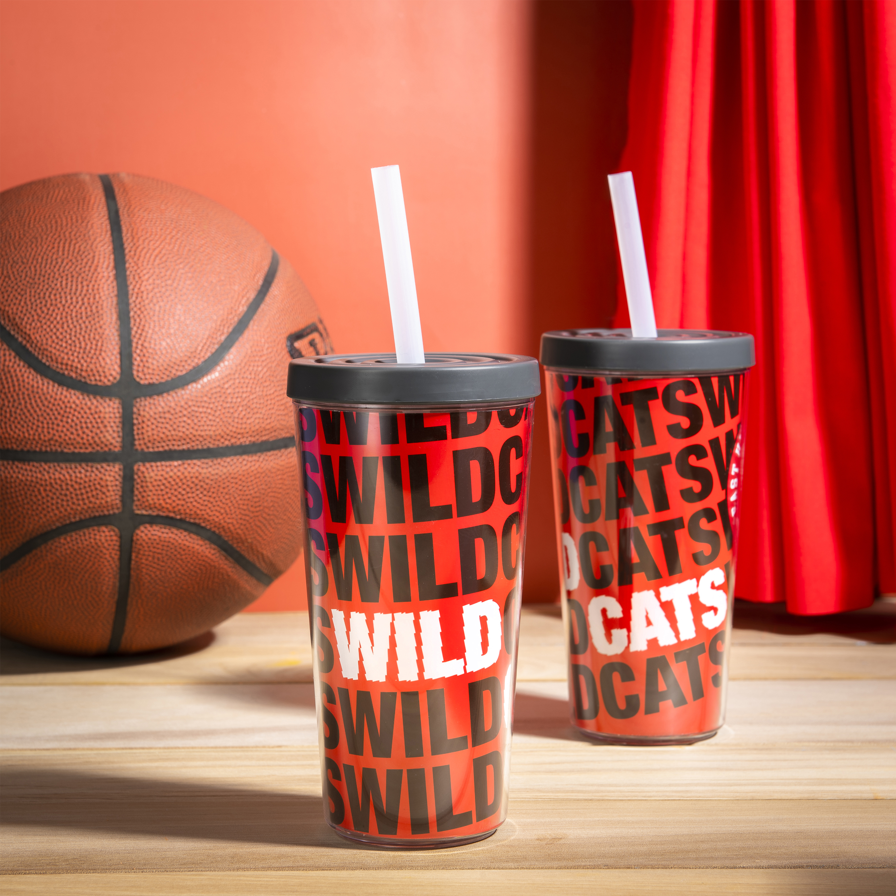 Disney 16 ounce Insulated Plastic Tumbler with Straw, High School Musical slideshow image 4 Disney 16 ounce Insulated Plastic Tumbler with Straw, High School Musical slideshow image 4