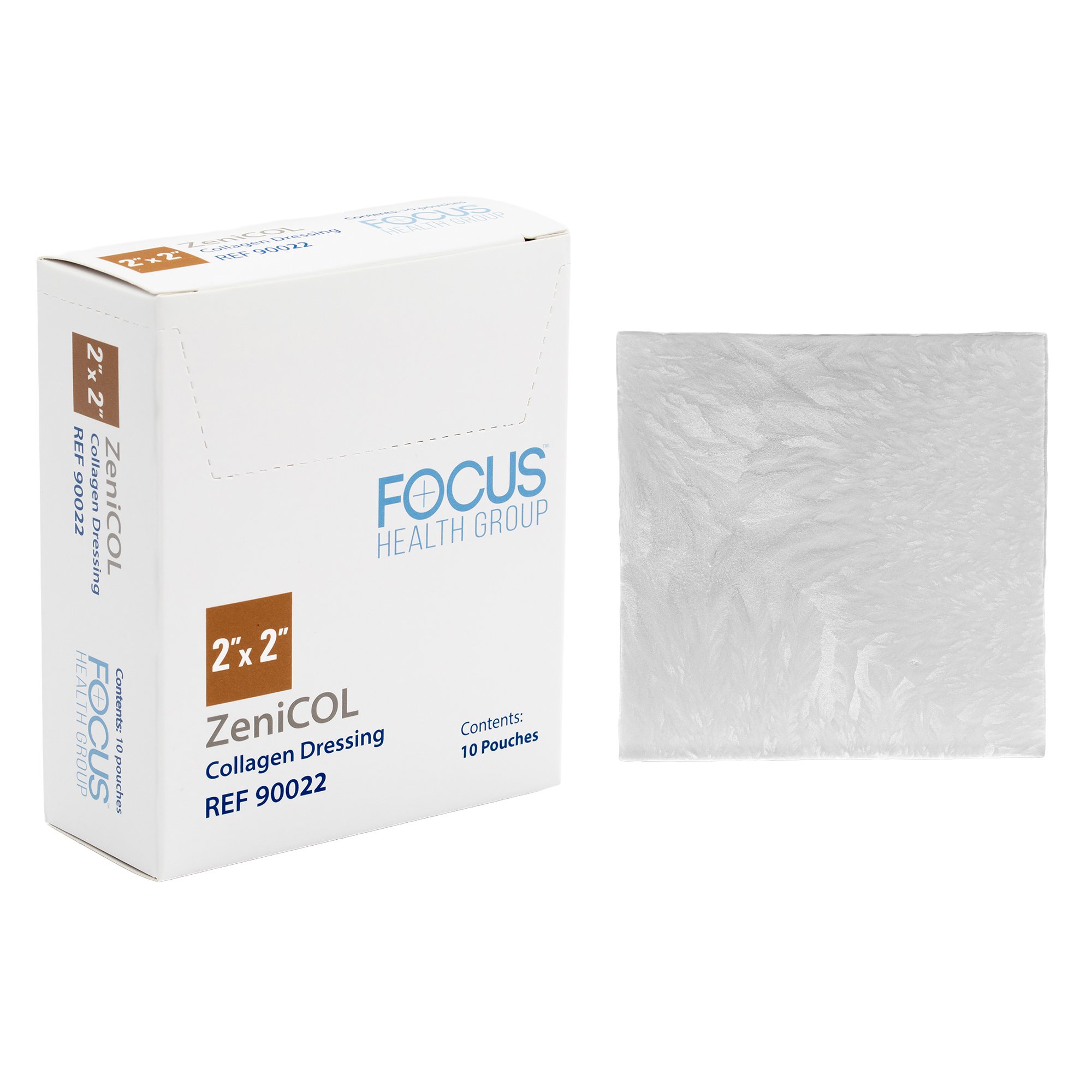 ZeniCOL Collagen Dressing, 2 x 2 Inch