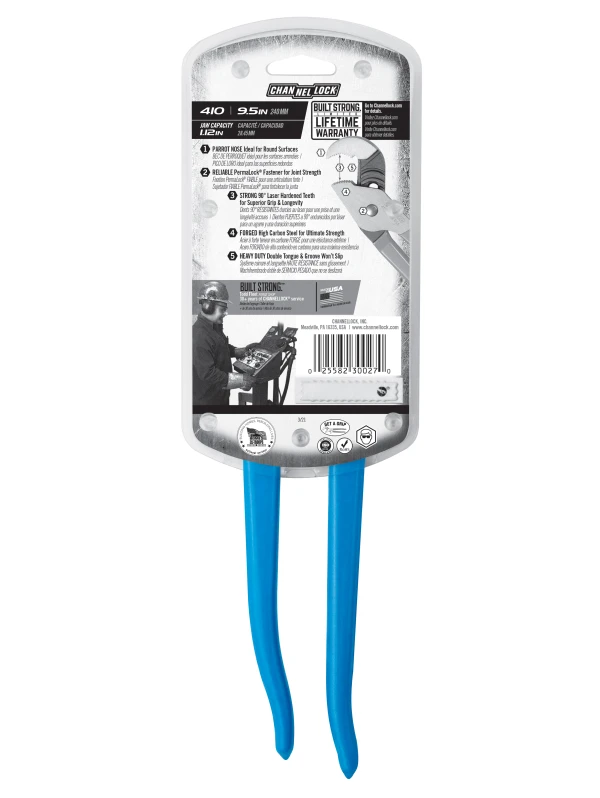 410 9.5-inch NUTBUSTER® Parrot Nose Tongue & Groove Pliers