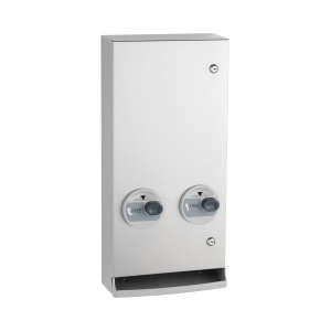 Bobrick, ClassicSeries®, Surface-Mounted Napkin/Tampon Vendor, Free Operation, Stainless Steel