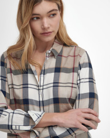 Bredon Regular Long-Sleeved Shirt Hessian Tartan