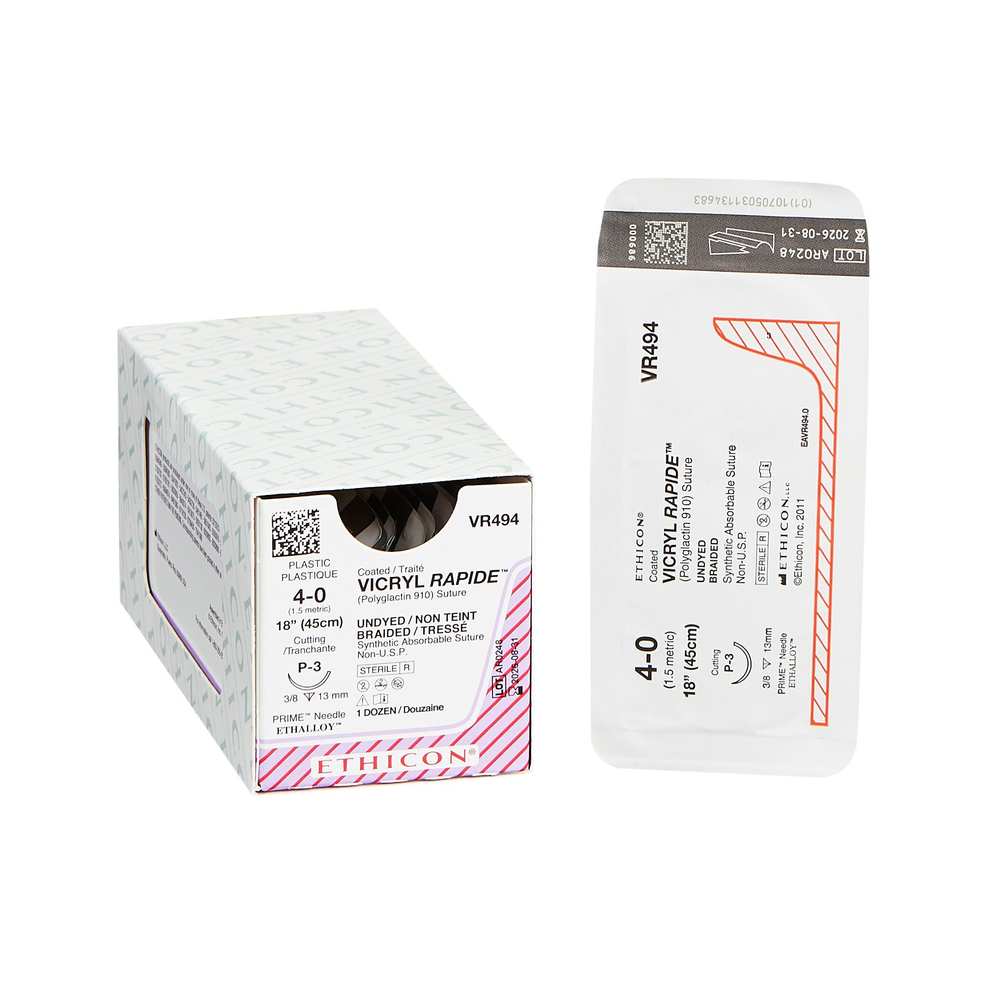 Coated Vicryl™ Rapide Suture with Needle