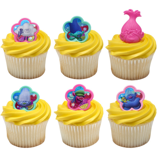 DreamWorks Trolls Hugs & Happiness Cupcake Rings