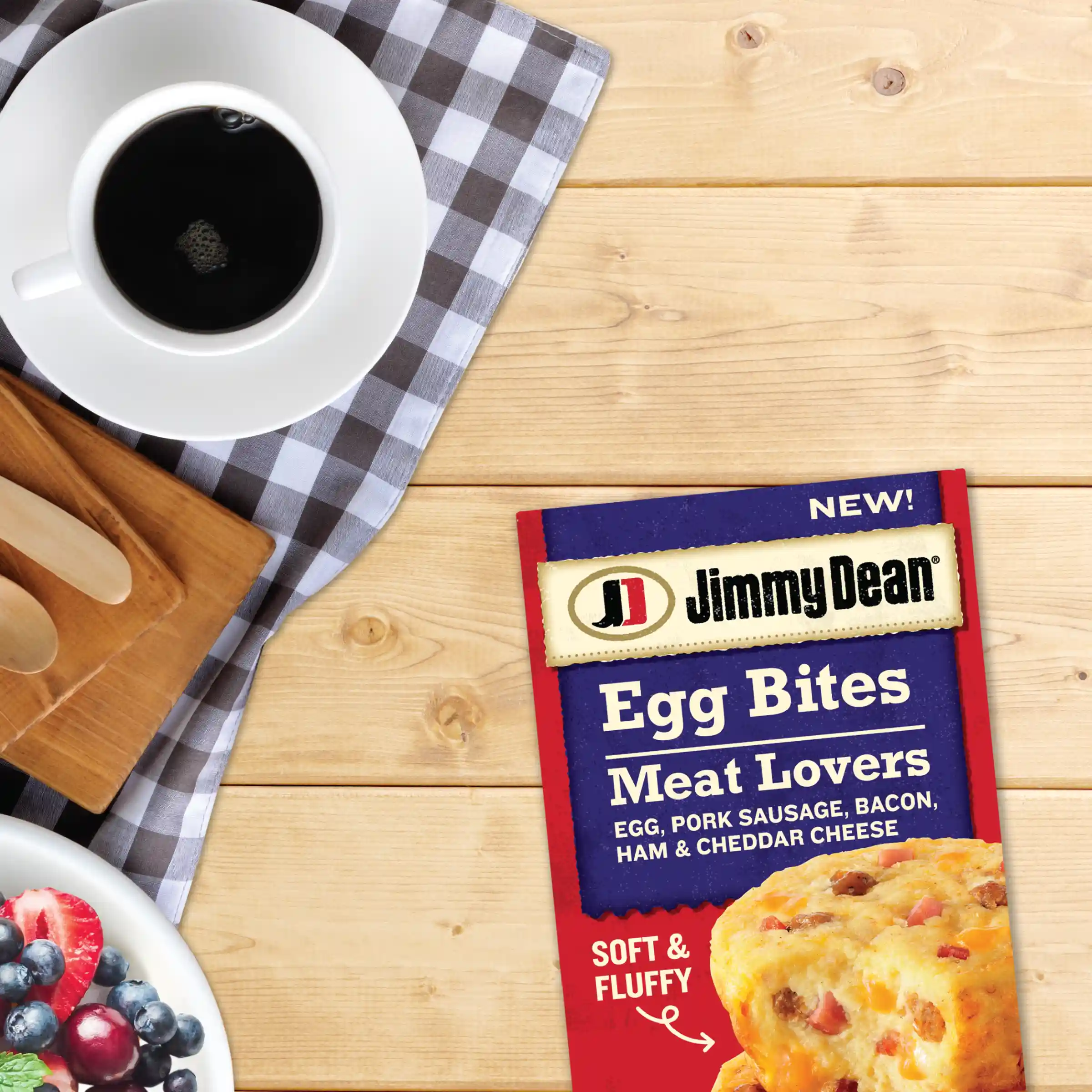 Jimmy Dean Egg Bites Meat Lovers Frozen Breakfast, 4 oz  _image_1