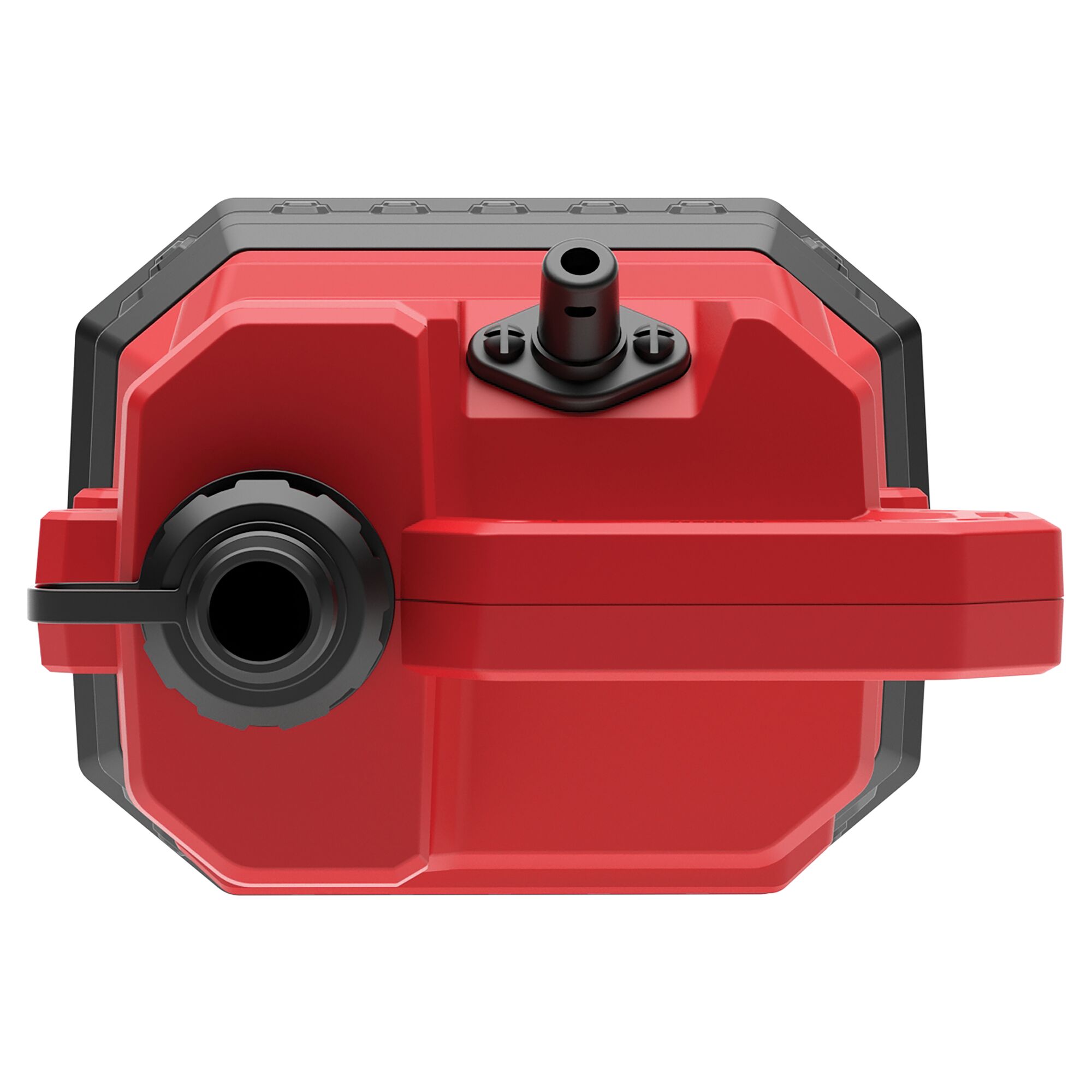 1-4HP WATER/UTILITY PUMP REINFORCED THERMOPLASTIC SUBMERSIBLE WITH GARDEN HOSE ADAPTER TOP VIEW