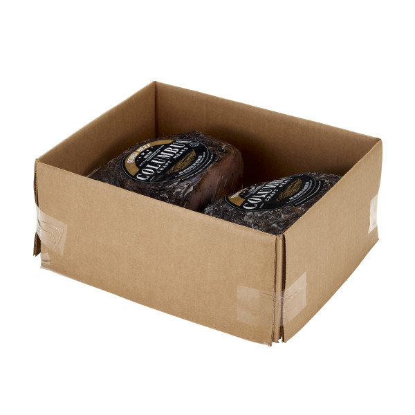 COLUMBUS(r) Roast Beef, 10% Seasoning Solution 2/6lb . C1RM - Front Right Open Case (Hi Res)