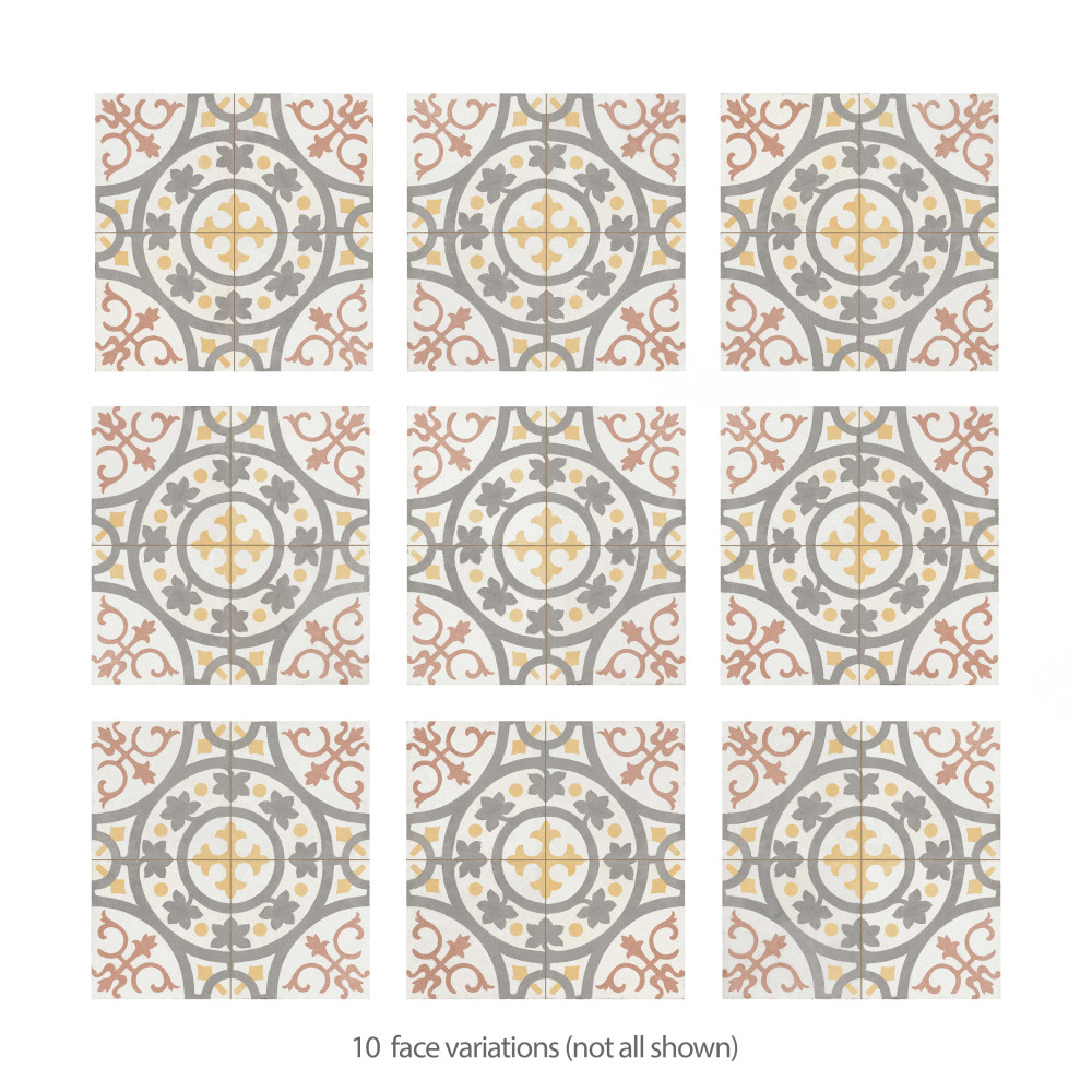 Kings Paname Trocadero 17-5/8 in. x 17-5/8 in. Ceramic Floor and Wall Tile