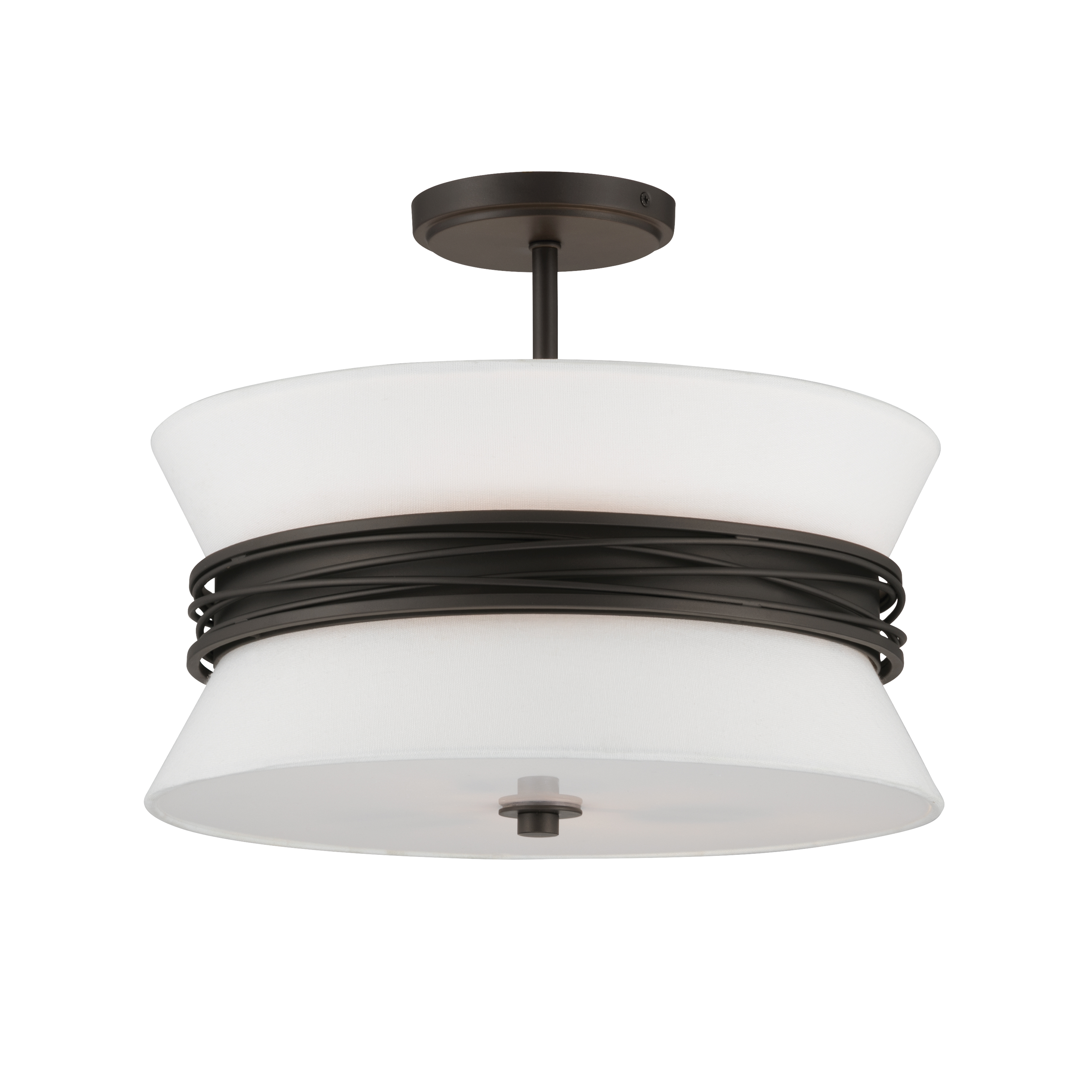 Dalvor 15" 3-Light Semi-Flush Mount