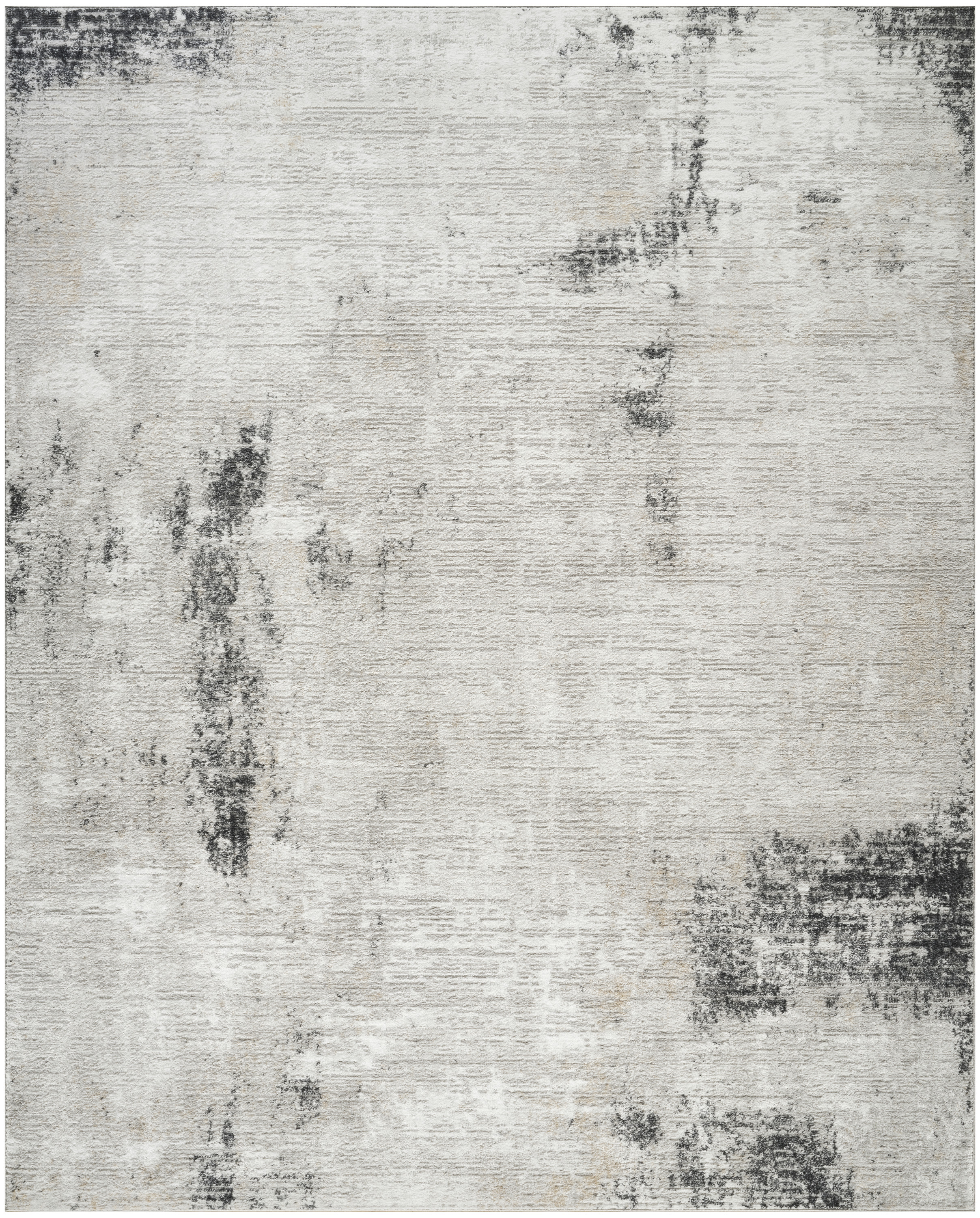 Nourison Dekor 7'10" x 9'10" Grey Charcoal Modern Indoor Rug