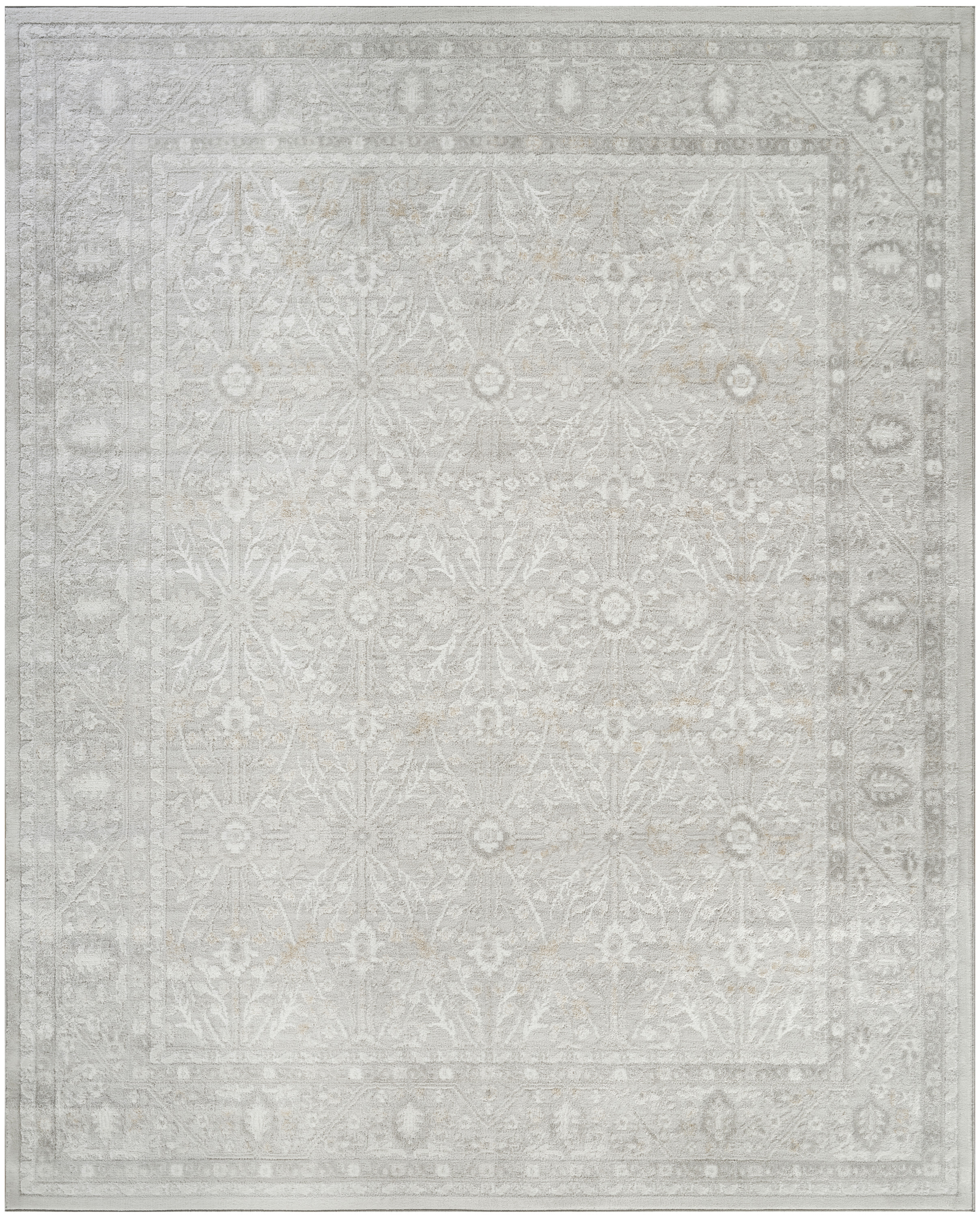 Nourison Dekor 7'10" x 9'10" Grey Vintage Indoor Rug