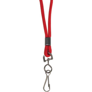 Cordón estándar con gancho giratorio, rojo