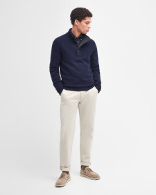Essential Elbow Patch Jumper Classic Navy