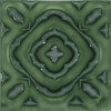 Vivid Olive 4×4 Decorative Tile Glossy
