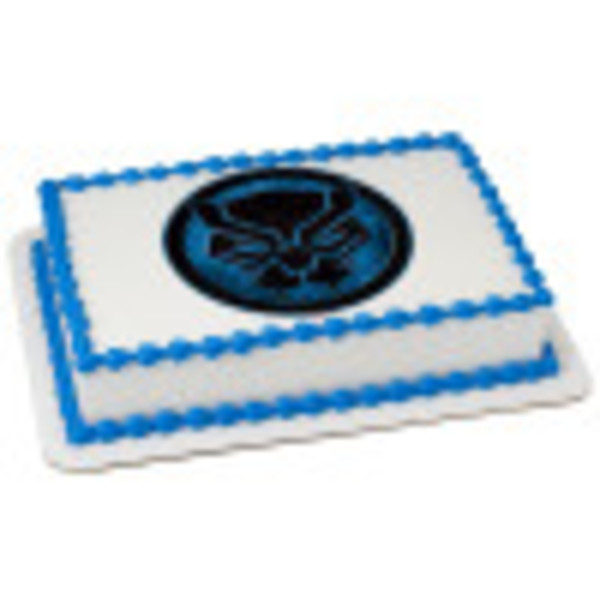 MARVEL Avengers Black Panther Icon PhotoCake® Edible Image®