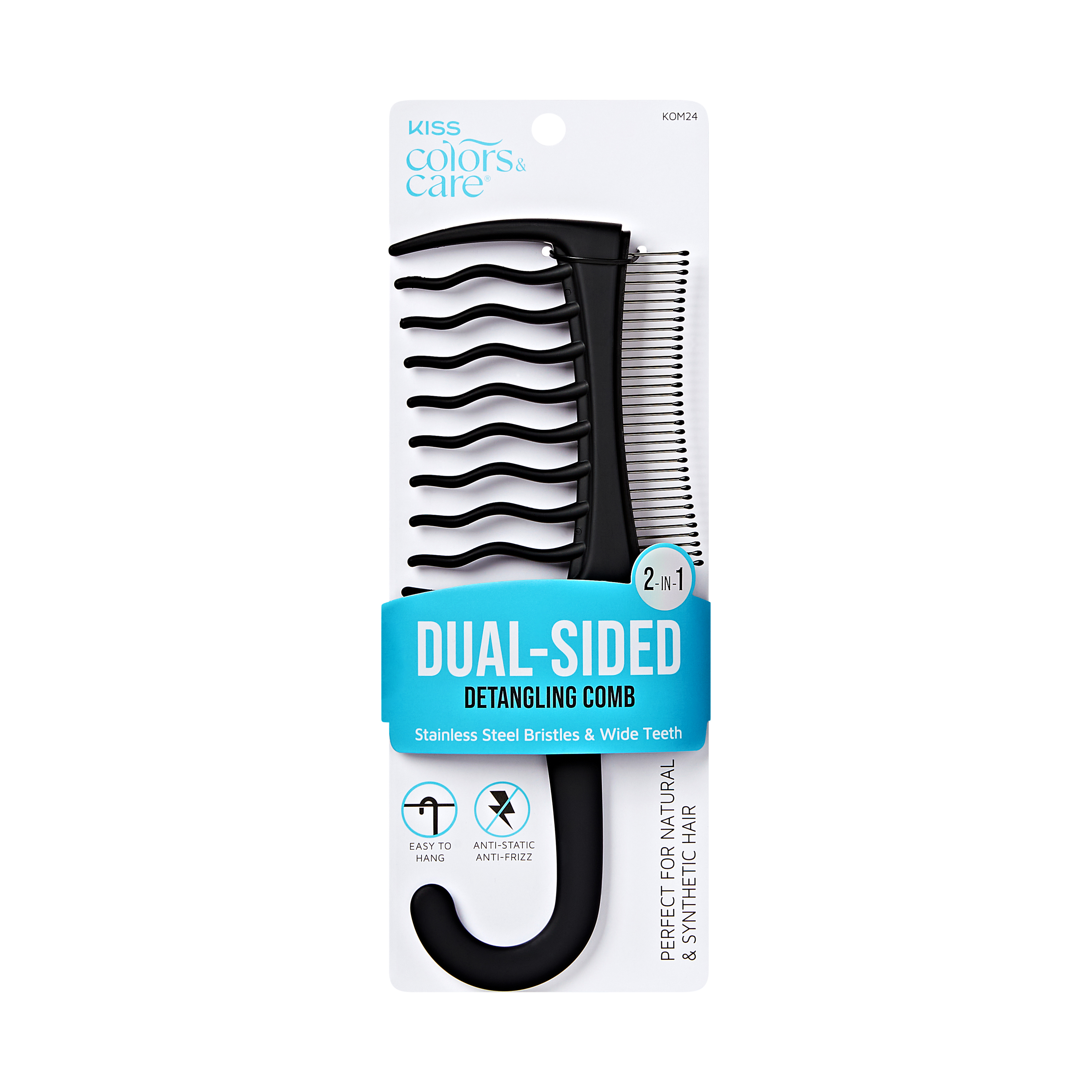 Dual-Sided | Detangling Comb | 2 in 1 Dual Wig Comb