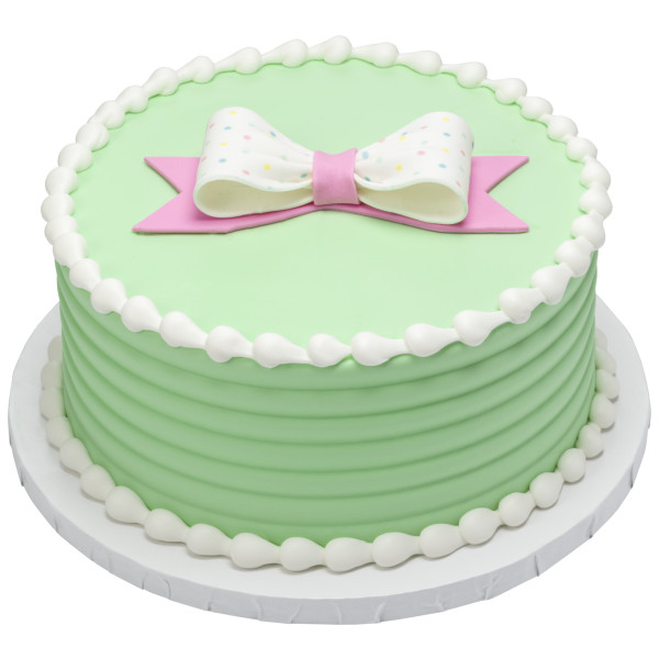 Pastel Dots Assortment Gum Paste Bows