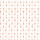 Peach-colored elongated leaf shapes and small circular dots repeat in alternating vertical columns, forming a regular polka-dot/leaf pattern on a lightly textured off-white background.