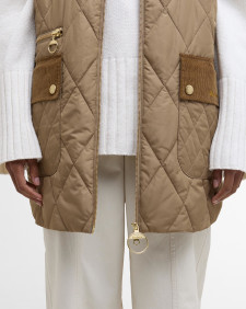 Weste Lydia Military Brown/Ancient Tartan
