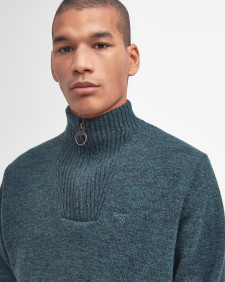 Essential Half-Zip Jumper Seaweed Mix