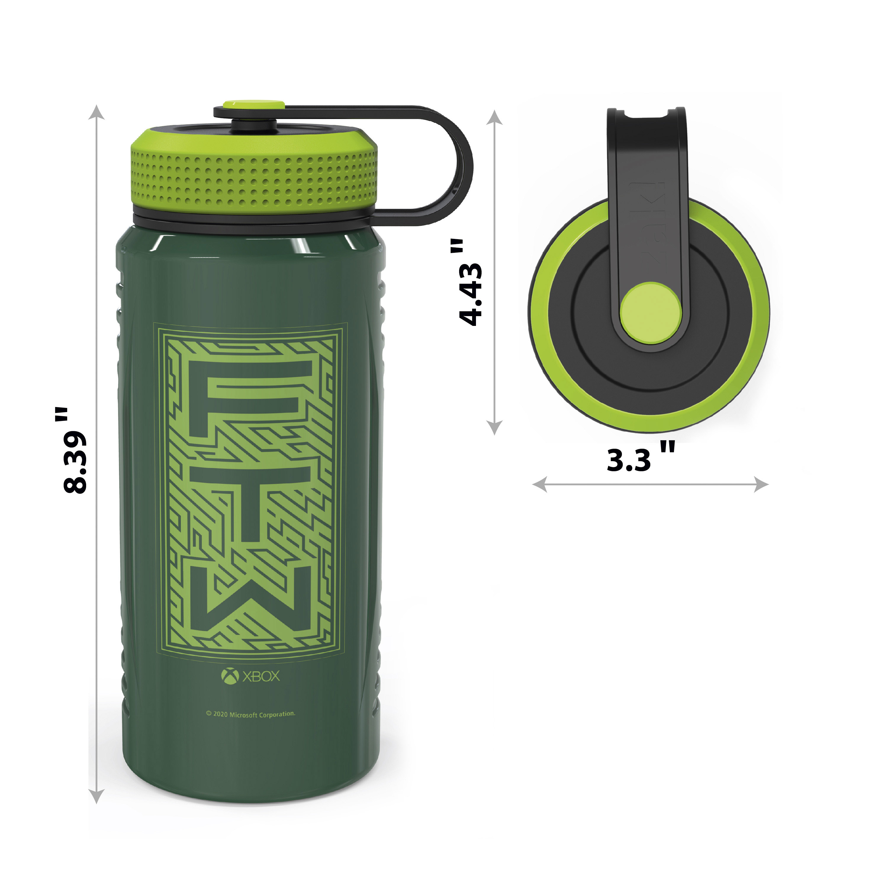 Xbox 24 ounce Vacuum Insulated Stainless Steel Water Bottle, For the Win slideshow image 8 Xbox 24 ounce Vacuum Insulated Stainless Steel Water Bottle, For the Win slideshow image 8