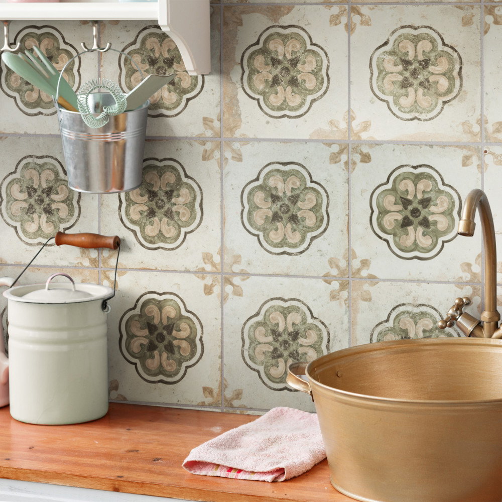 Kings Porto Flavia 17-5/8 in. x 17-5/8 in. Ceramic Floor and Wall Tile