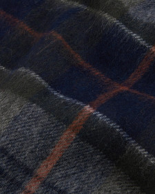Brack Patchwork Tartan Wool Scarf 