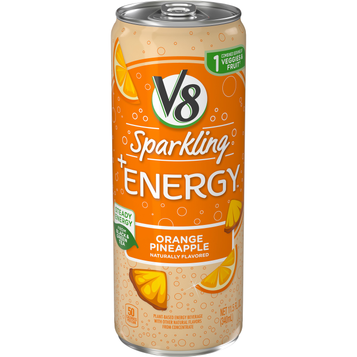 Sparkling +Energy Orange Pineapple V8® Fruit and Vegetable Juices