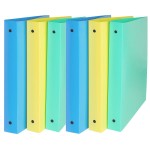 C-Line&reg; 3-Ring Binder, 1" capacity, Assorted Colors, Pack of 6 CLI31710-6