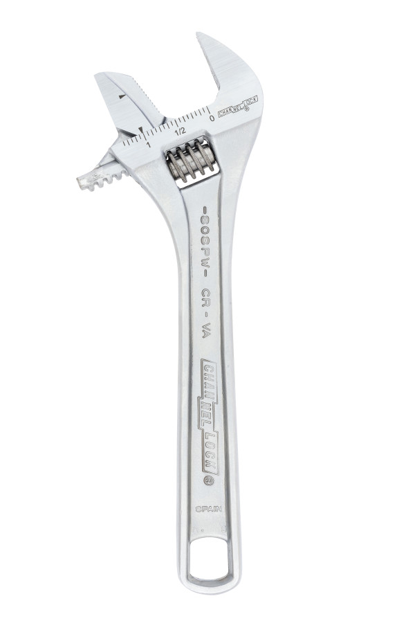 808PW 8-inch Reversible Jaw Adjustable Wrench