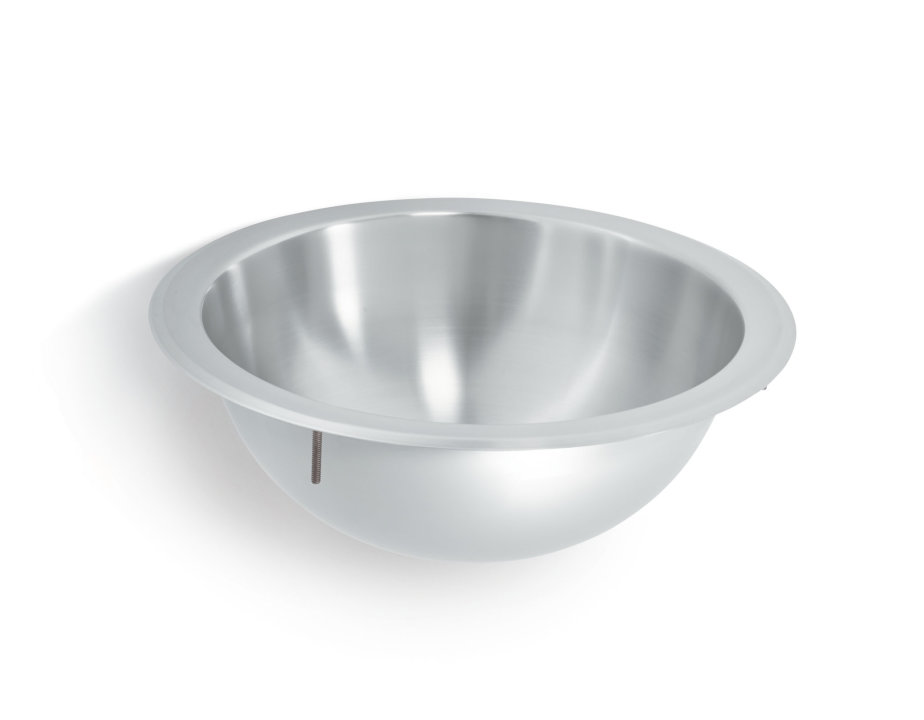 10 ¾-inch stainless steel round sink