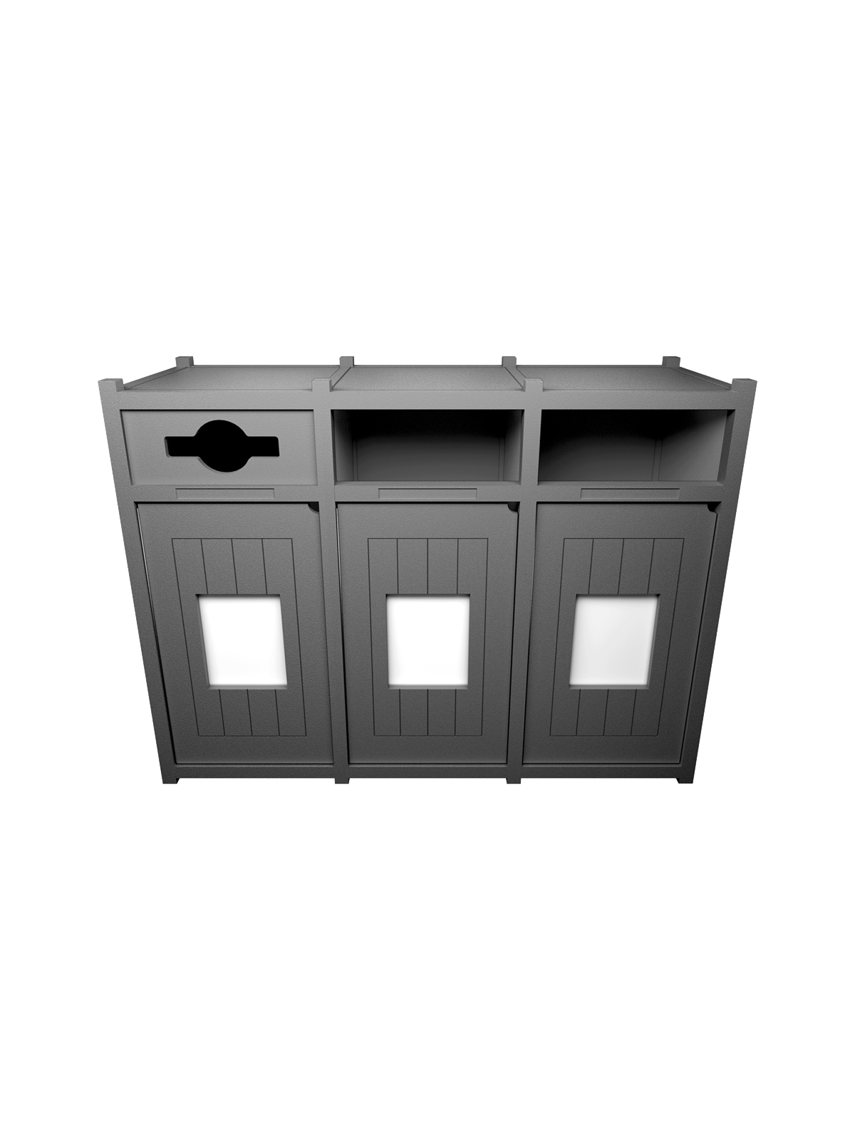 VISION – Triple – Unit – Mixed-Full-Full – Grey