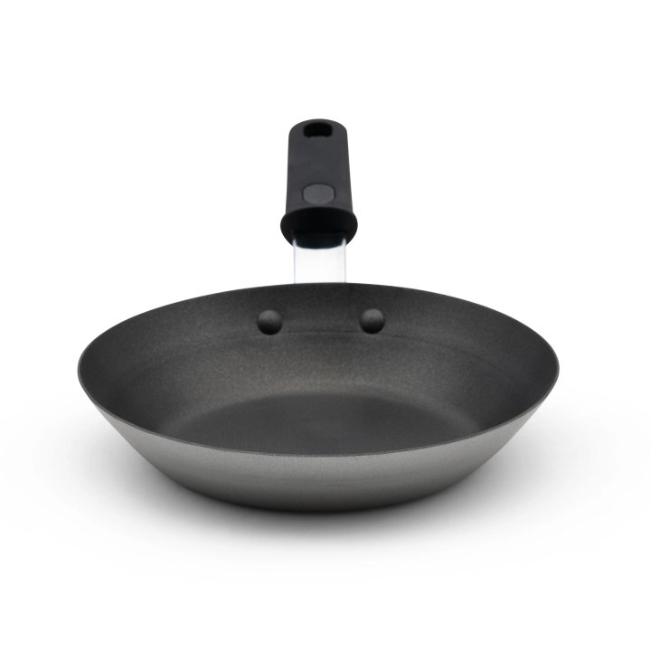 8 ½-inch carbon steel induction fry pan with SteelCoat x3™ nonstick coating and silicone handle