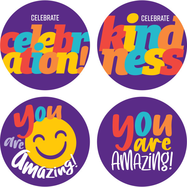 1.5" Kindness Assortment Promotional Label
