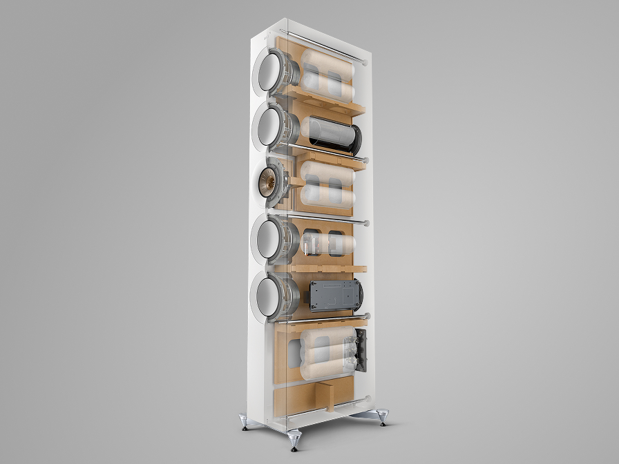 Computer-modelled cabinet