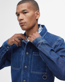 Denim Grindle Overshirt Indigo
