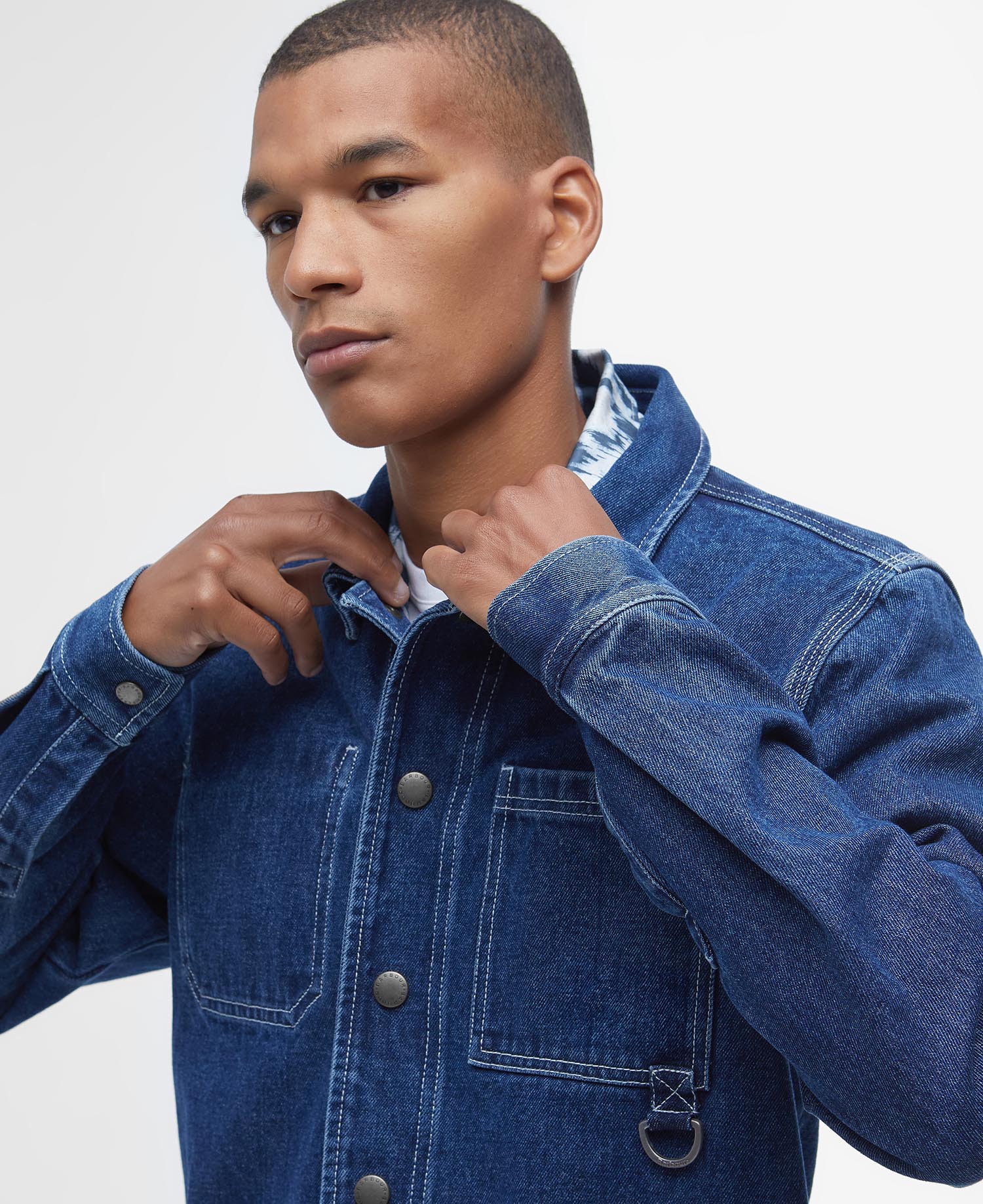 Denim Grindle Overshirt image number 3