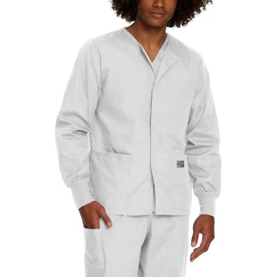 Landau Scrub Zone Unisex 3-Pocket Warm-Up Scrub Jacket-Landau