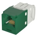 Mini-Com® TX6™ PLUS TG Style UTP Jack Module, Green