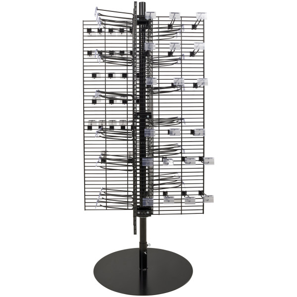 Black Full Floor Spinner Candle Rack