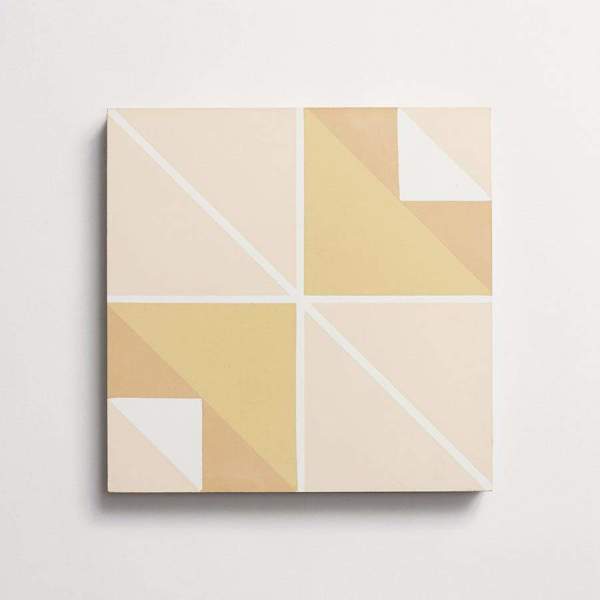 cement | gachot studios | pattern one | shell, white, curry + caramel 