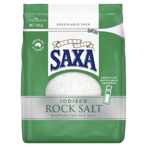  Saxa® Natural Rock Salt 500g 