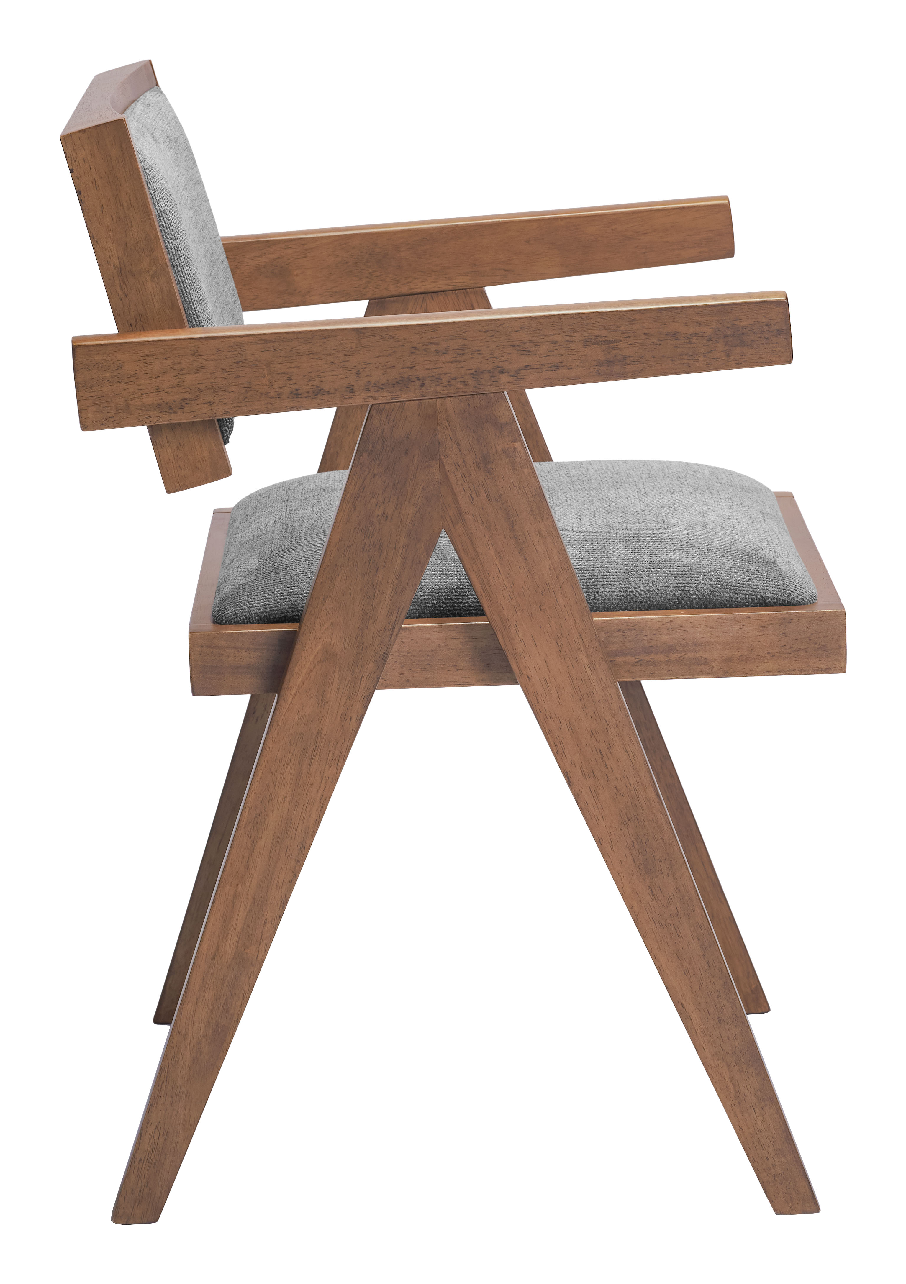 Delhi Dining Chair (Set of 2) Gray & Walnut product image
