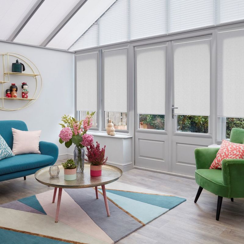 Sherbourne White Conservatory Roller blind